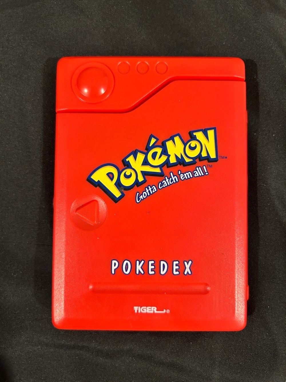 Pokemon Red Pokedex Handheld with Yellow & Blue Logo